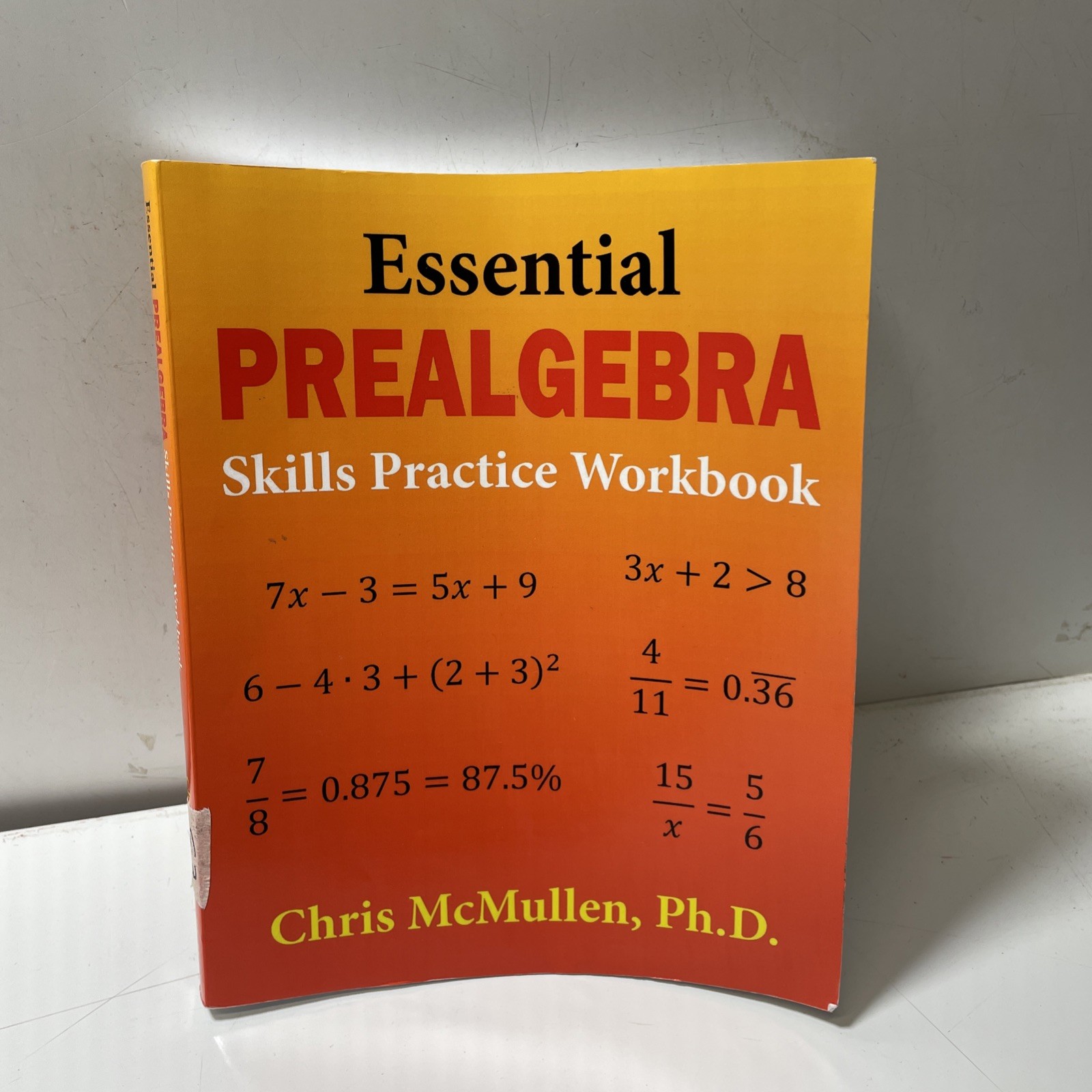 Essential Prealgebra Skills Practice Workbook – Paperback – (e3)