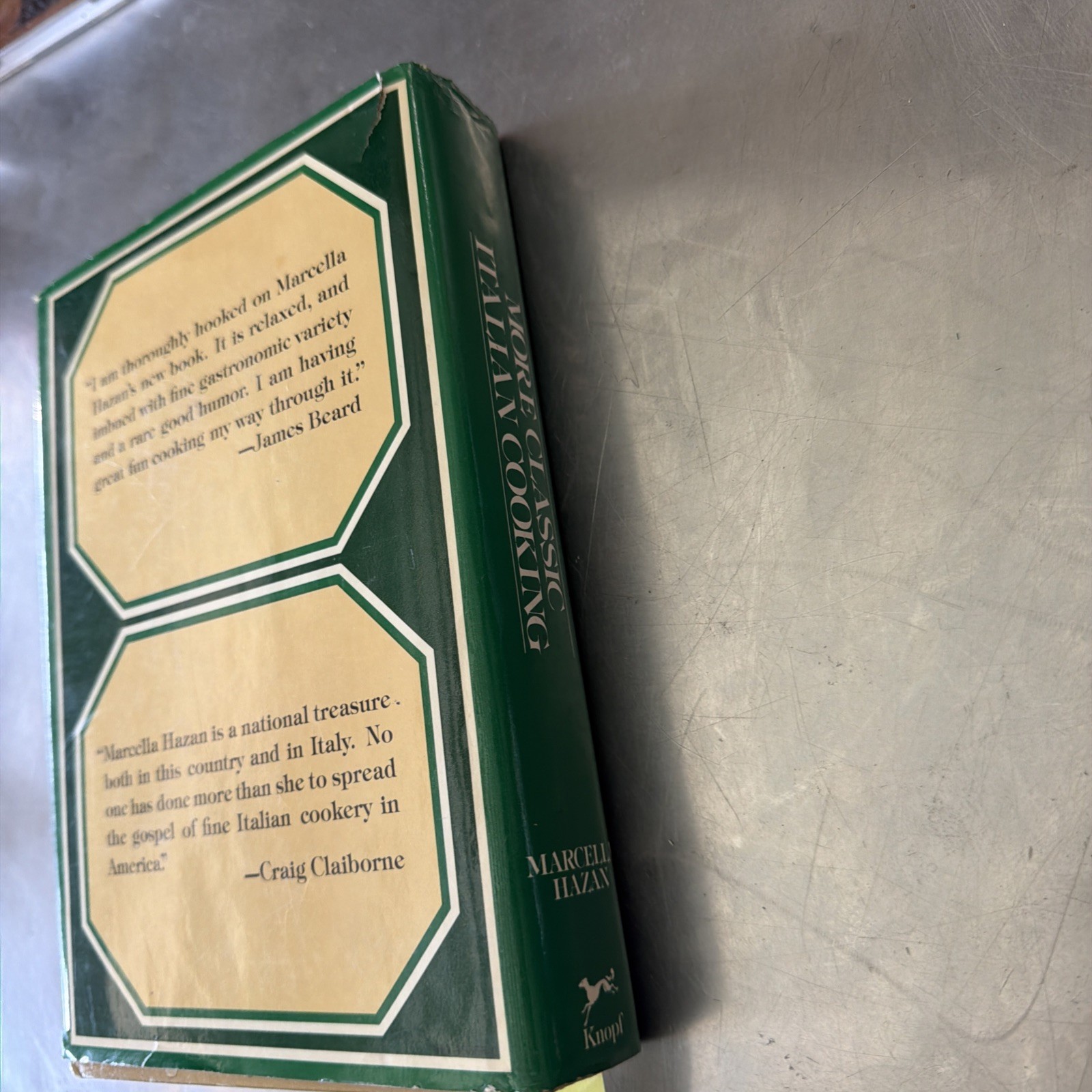 More Classic Italian Cooking by Marcella Hazan- Vintage Cookbook November (1978)
