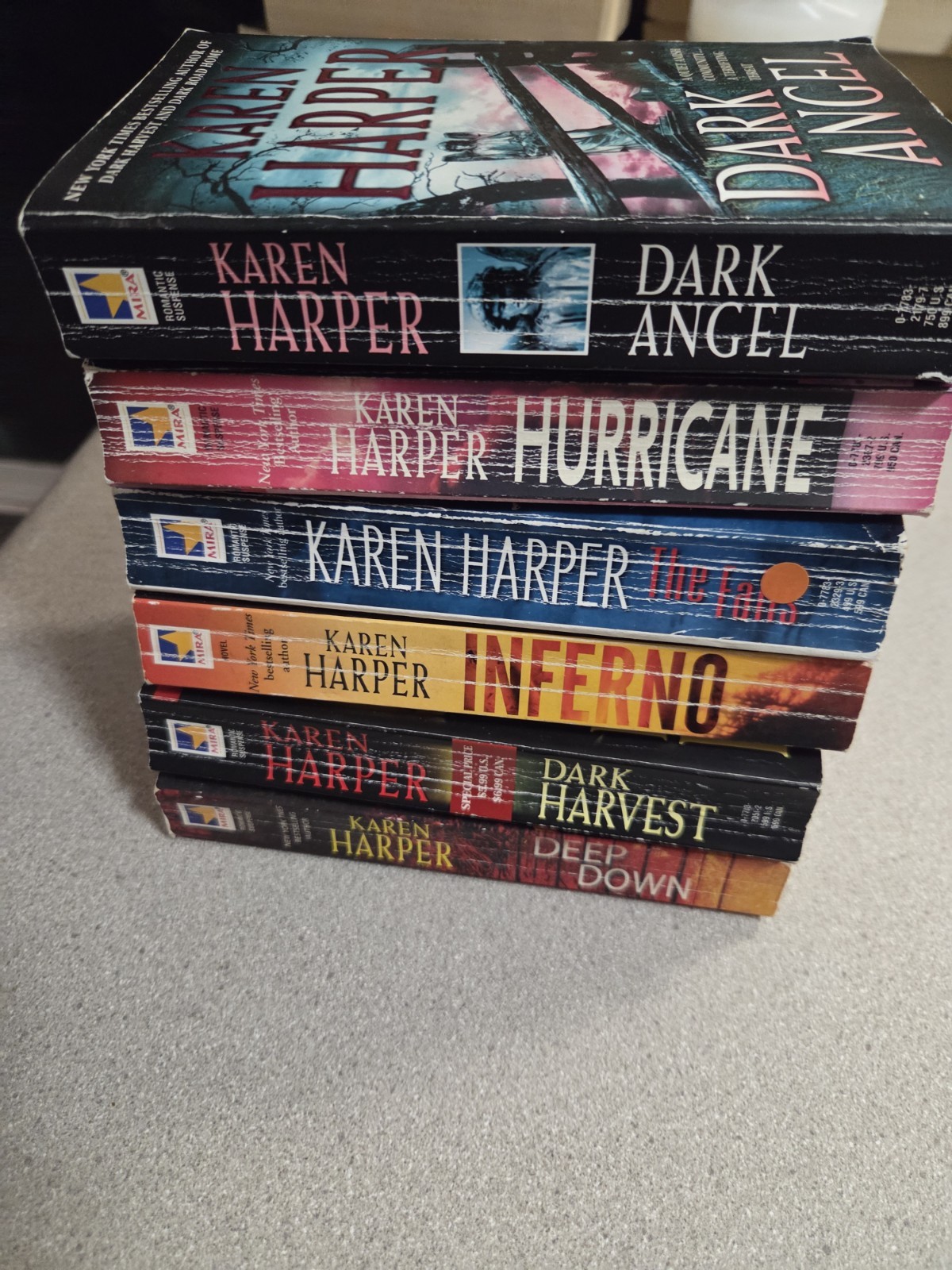 Karen Harper Lot Of 6 Books. Paperback. Mystery Suspense Romance