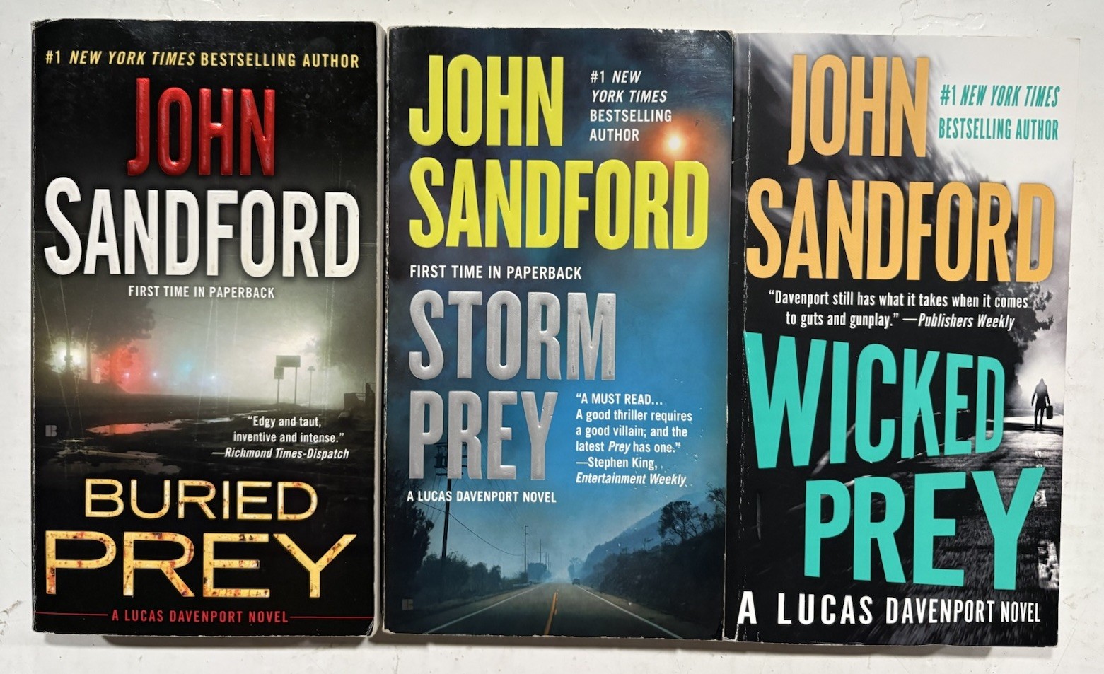36 Book Lot Complete Lucas Davenport “PREY” Series #1-35+1 JOHN SANDFORD Set