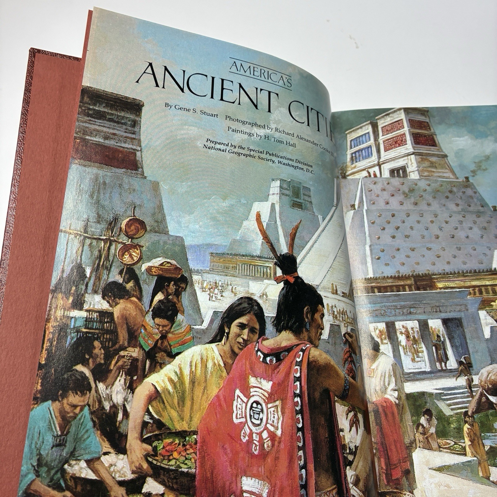 National Geographic Society America’s Ancient Cities 1988 Hardcover Book