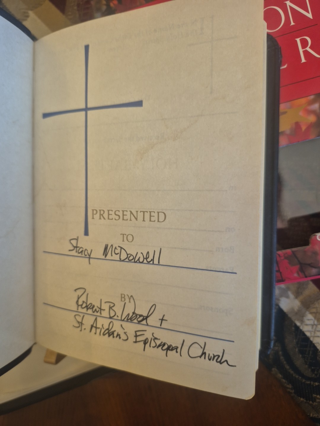 Book of Common Prayer Personal, Genuine Leather Burgundy by Not Available (2008,