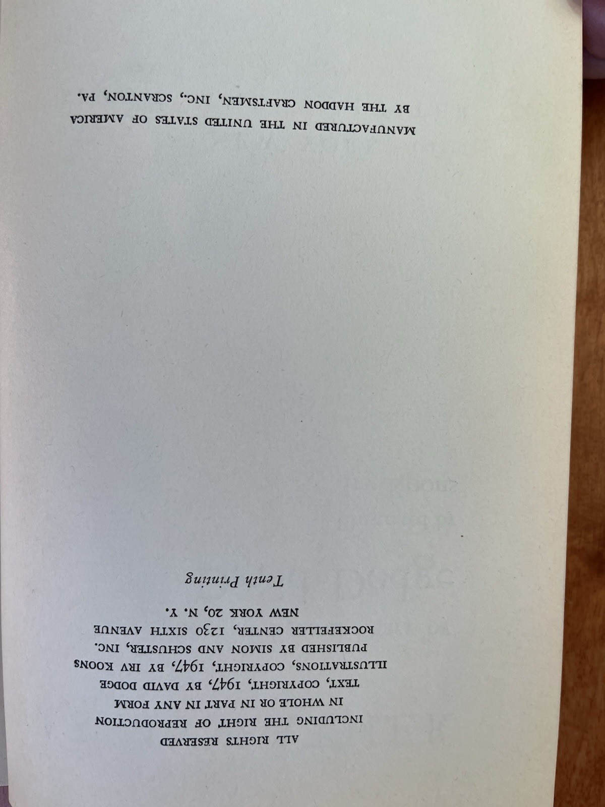 How Green Was My Father: A Sort of Travel Diary by David Dodge 1950 HC Very Good