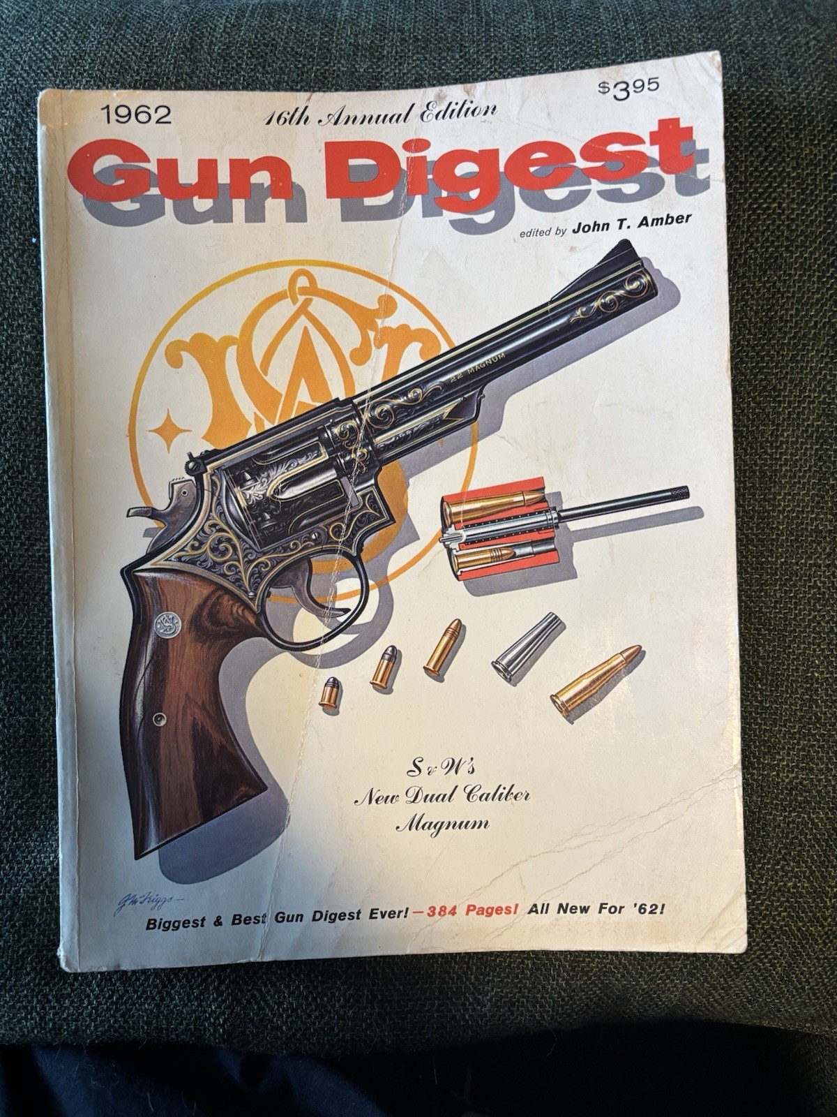 Vintage 1962 Gun Digest Book 16th Edition