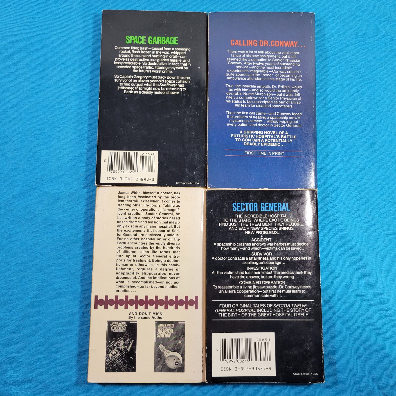 James White 4 PB Book Lot Deadly Litter Major Operation Ambulance Ship Sci-Fi