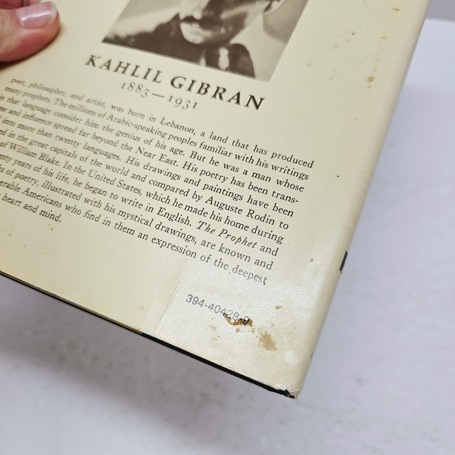 The Prophet by Kahlil Gibran 1982 Illustrated Borzoi Book HCDJ