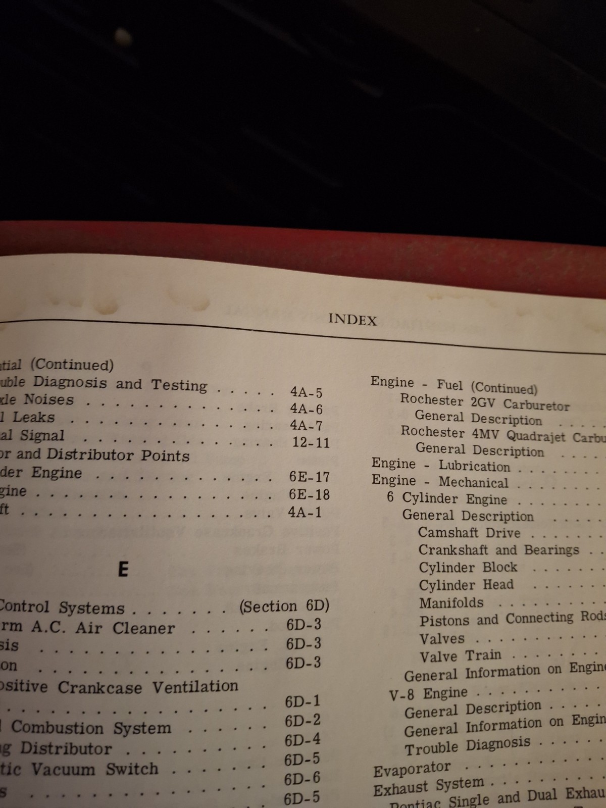 1967-68 Pontiac Diagnostic Manual
