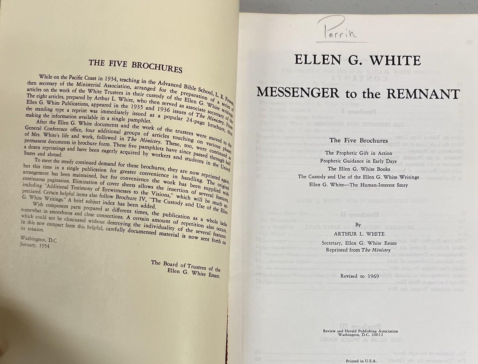 Ellen G. White Prophet of Destiny by Noorbergen +7 books Seventh-day Adventist