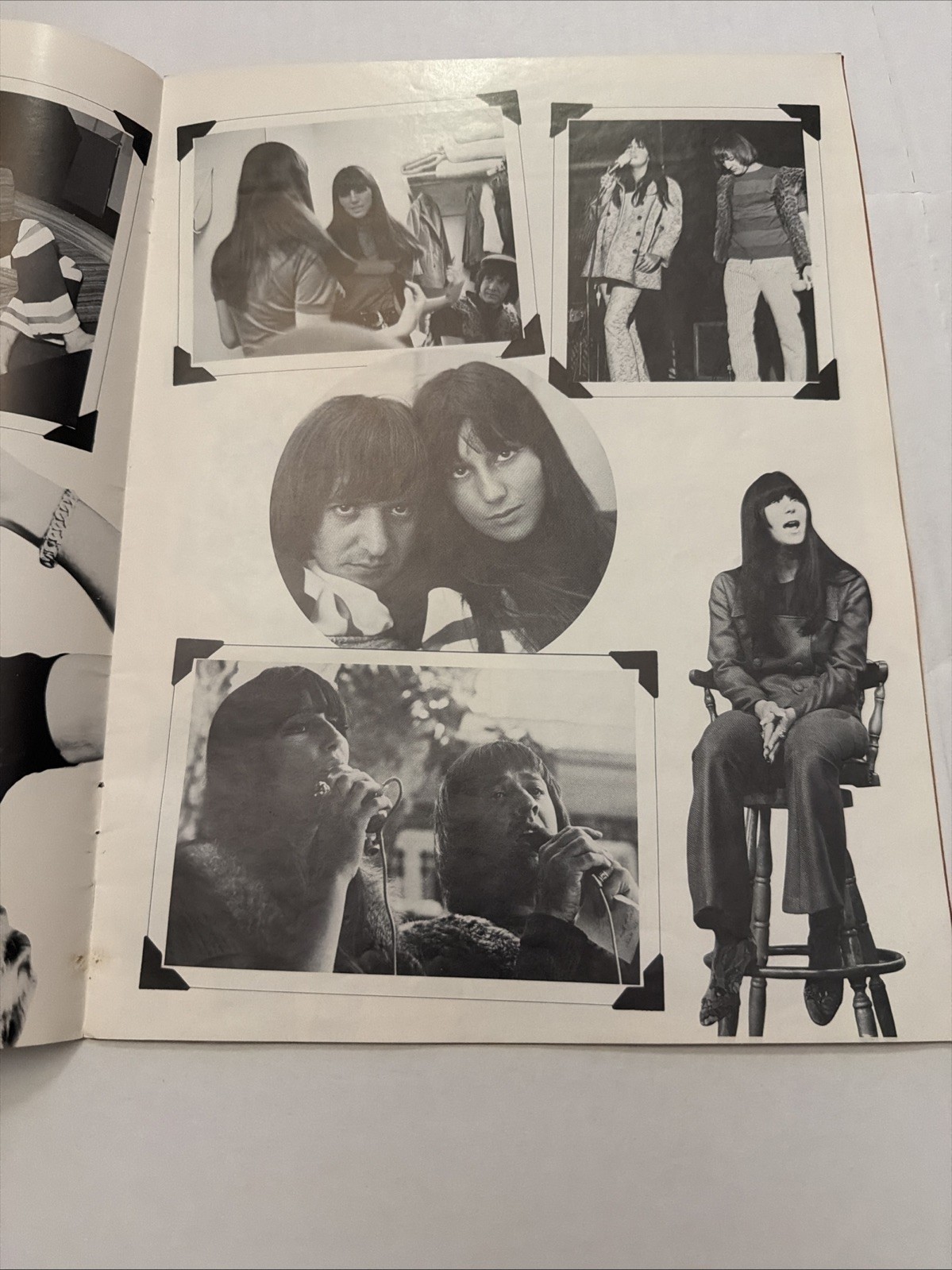 Sonny & Cher Vintage Collectible Fan Book – TV Pop Icons