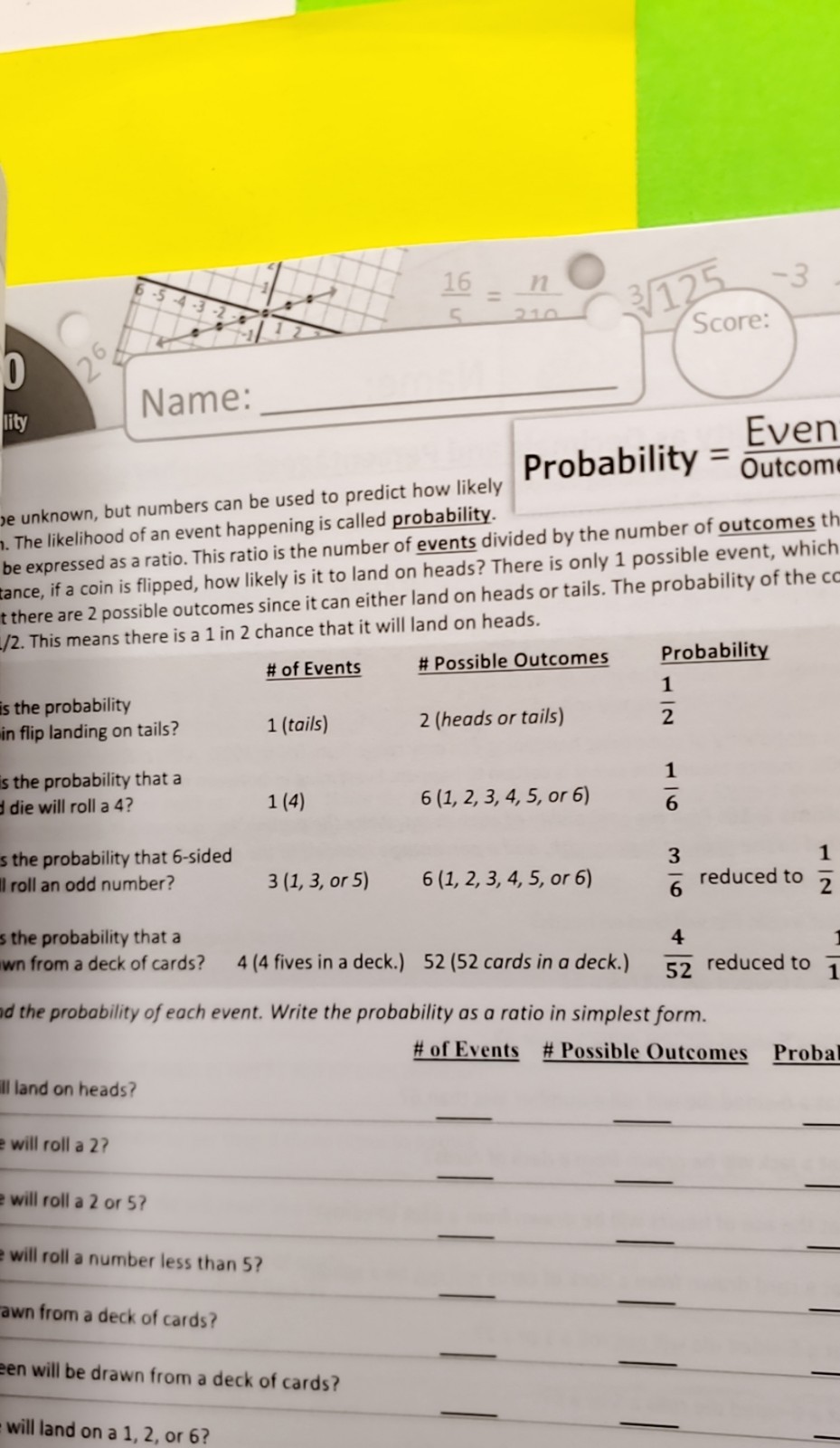 100 DAYS OF PRE- ALGEBRA SKILLS,HUMBLE MATH, Answer Key Included.