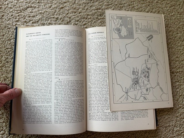 Rand McNally Atlas of World History – 132 pgs maps HCDJ 1957