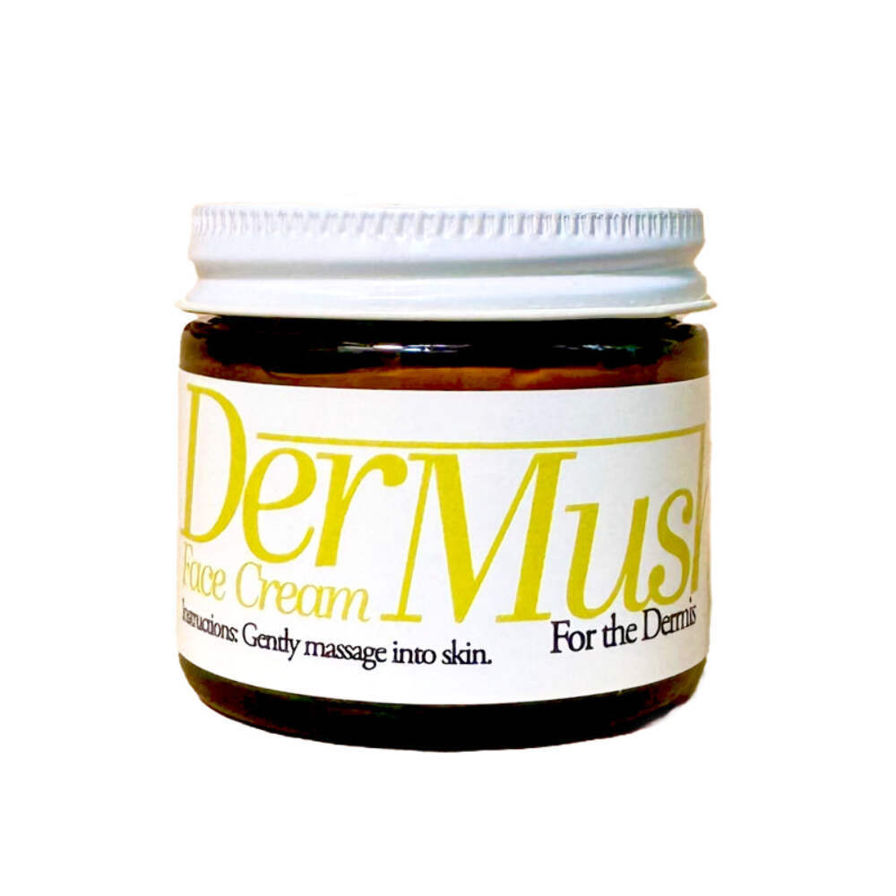 DerMush Face Cream 2 oz with Snow Mushroom, Reishi, Chaga