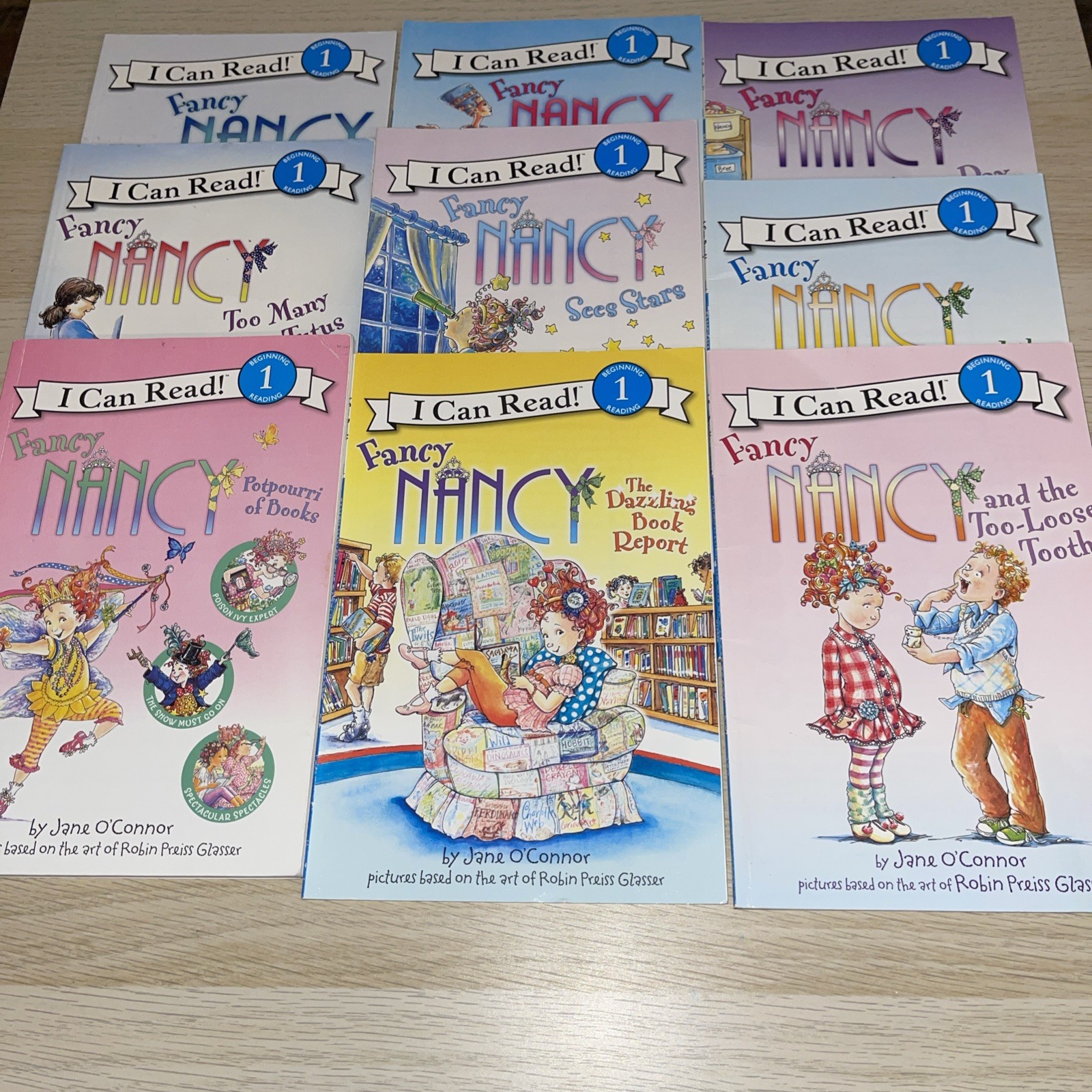 Fancy Nancy I Can Read Phonics Kids Books Lot 9