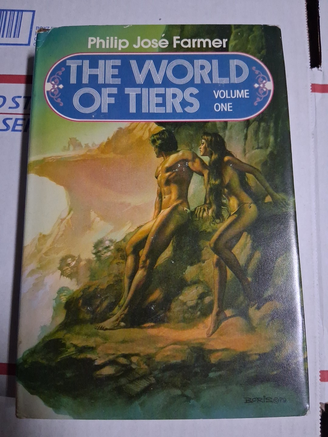 THE WORLD OF TIERS Vol 1 & 2 by Philip Jose Farmer Book Club Edition HC/DJ Set