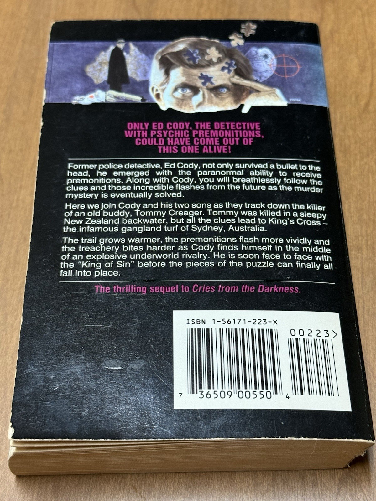 The Nightmare Man Michael Fisher SPI Publishing Mystery 1993 1st VTG HTF Book PB