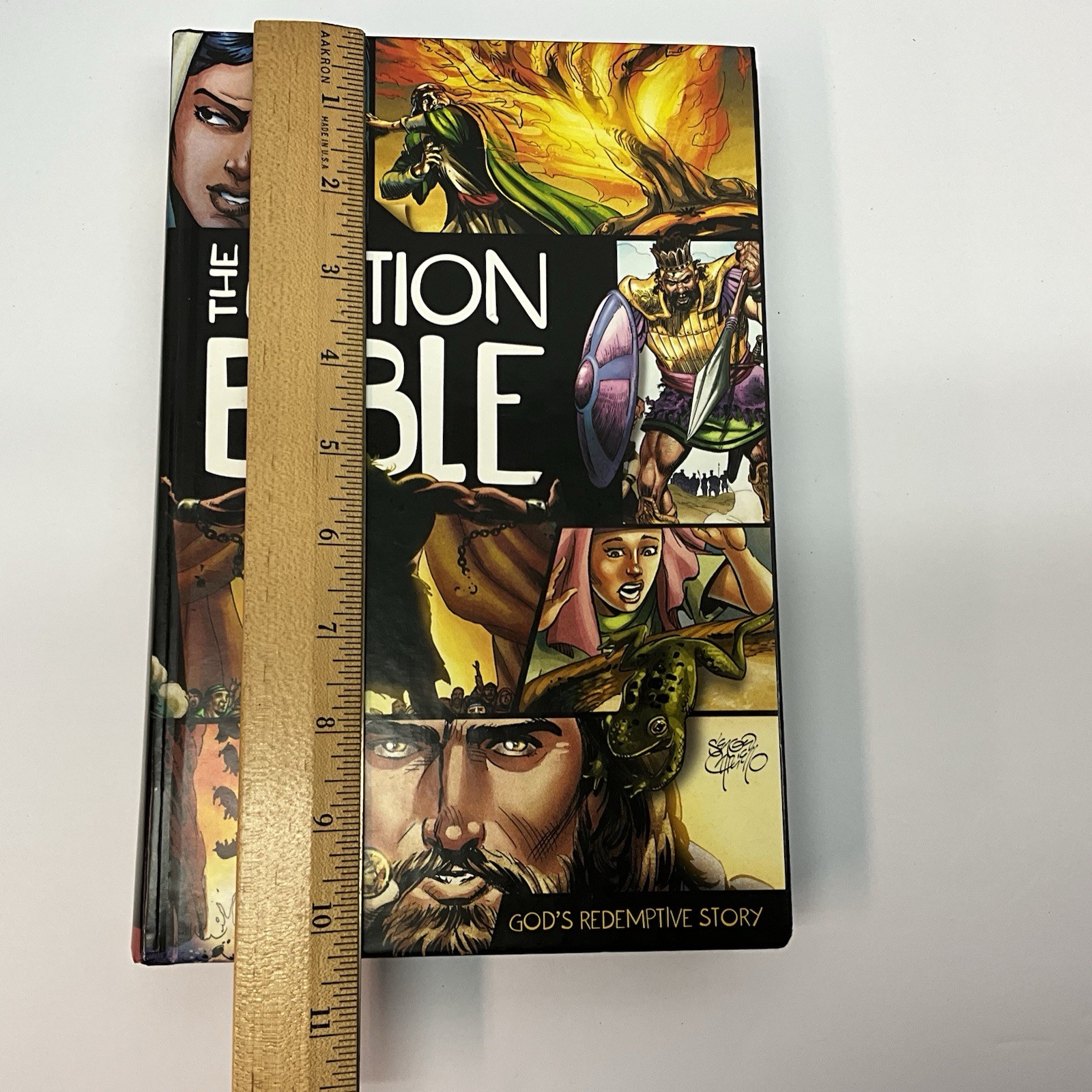 The Action Bible – God’s Redemptive Story – Hardcover GN – Sergio Cariello FS