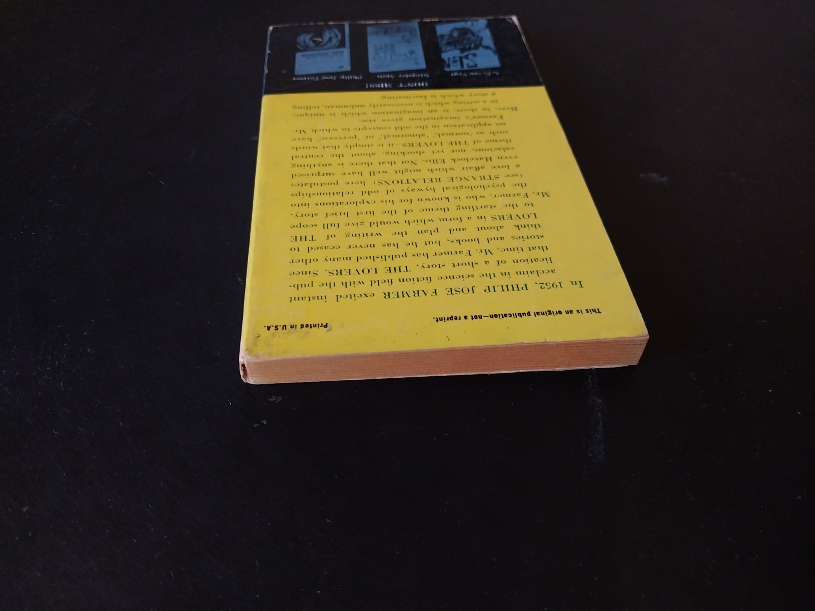 Philip Jose Farmer – The Lovers – Ballantine Books First Edition 1961