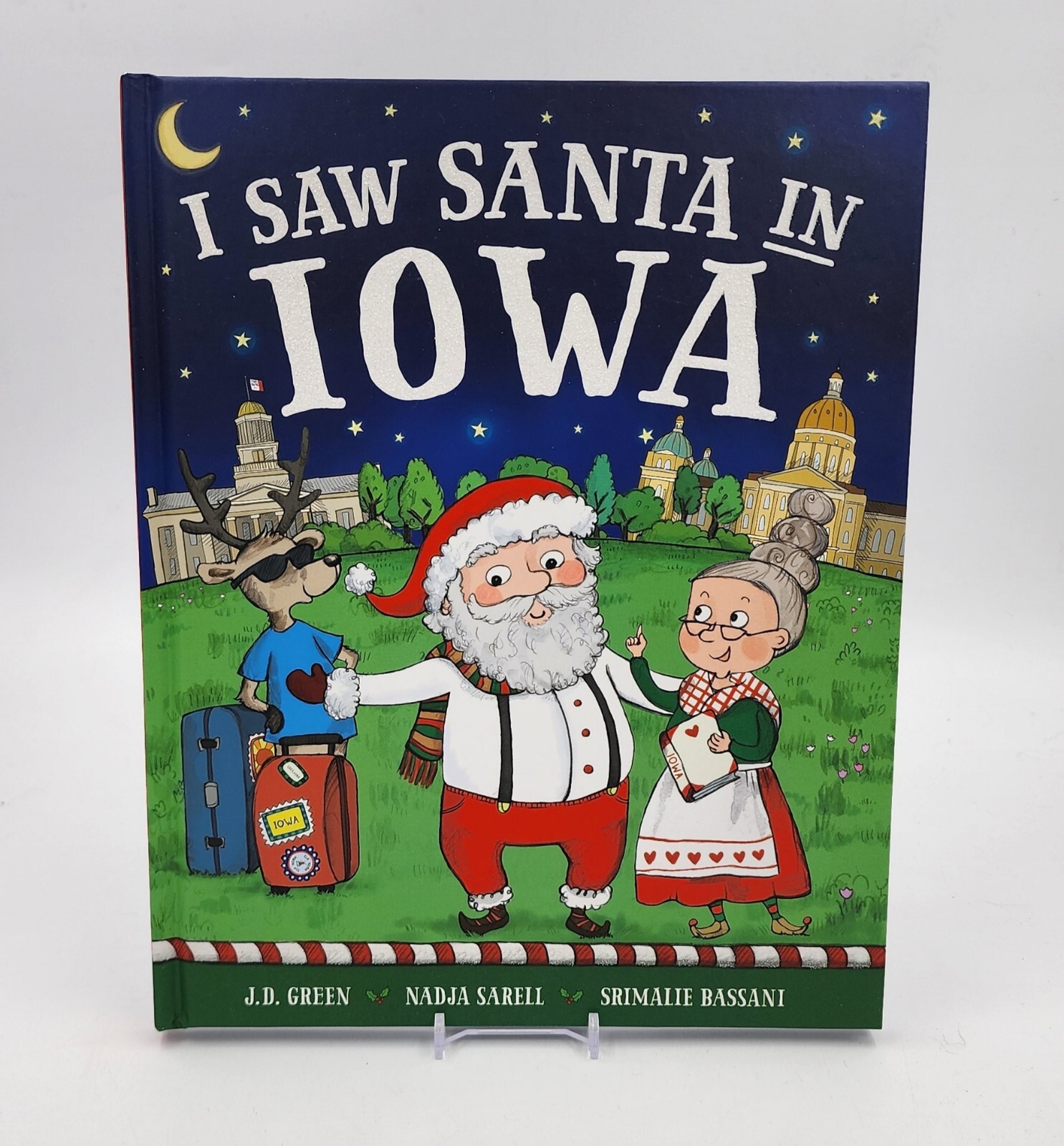 I Saw Santa in Iowa – Hardcover Book By JD Green