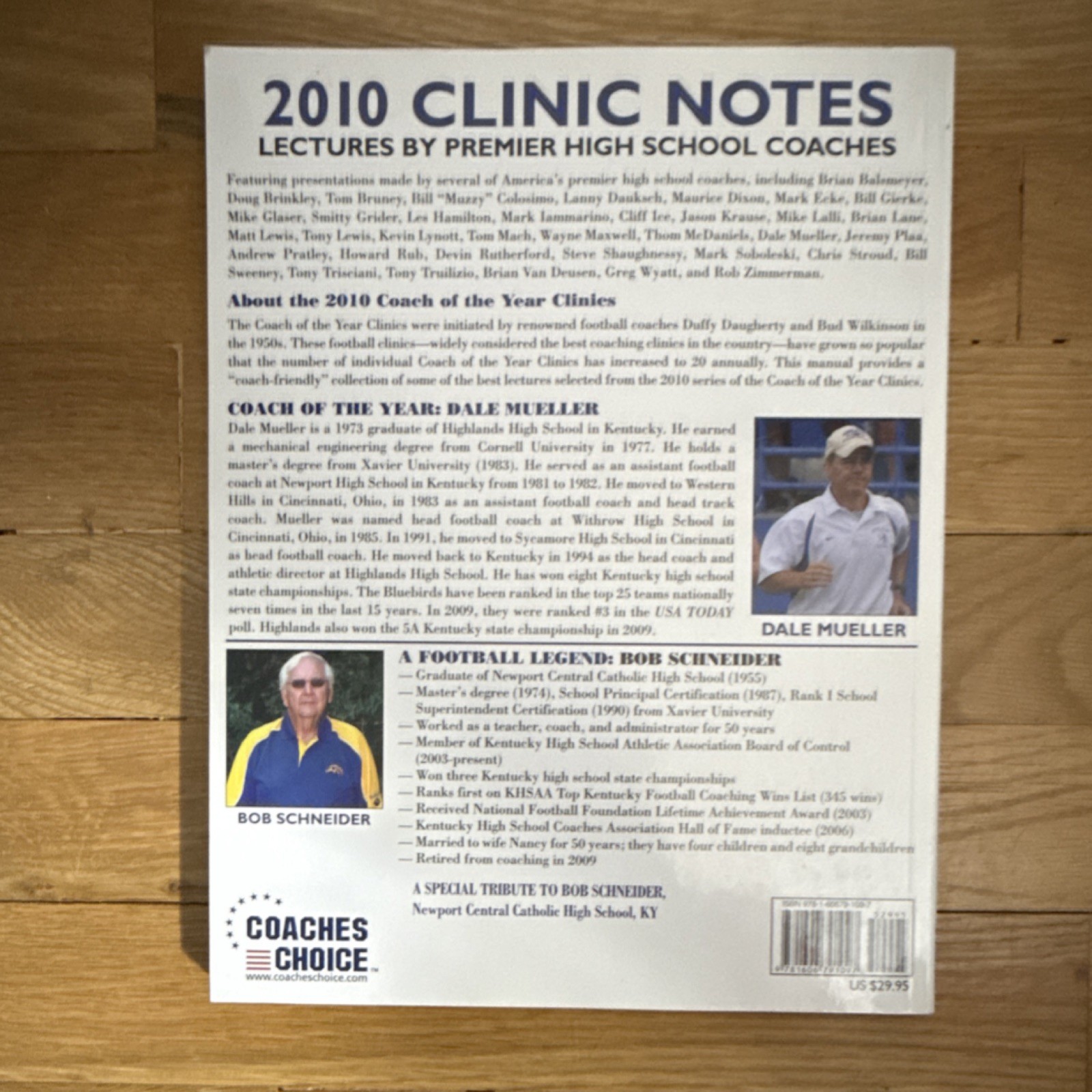 Coaches Choice 2010 Coach of the Year Clinic Notes Earl Browning Football PB