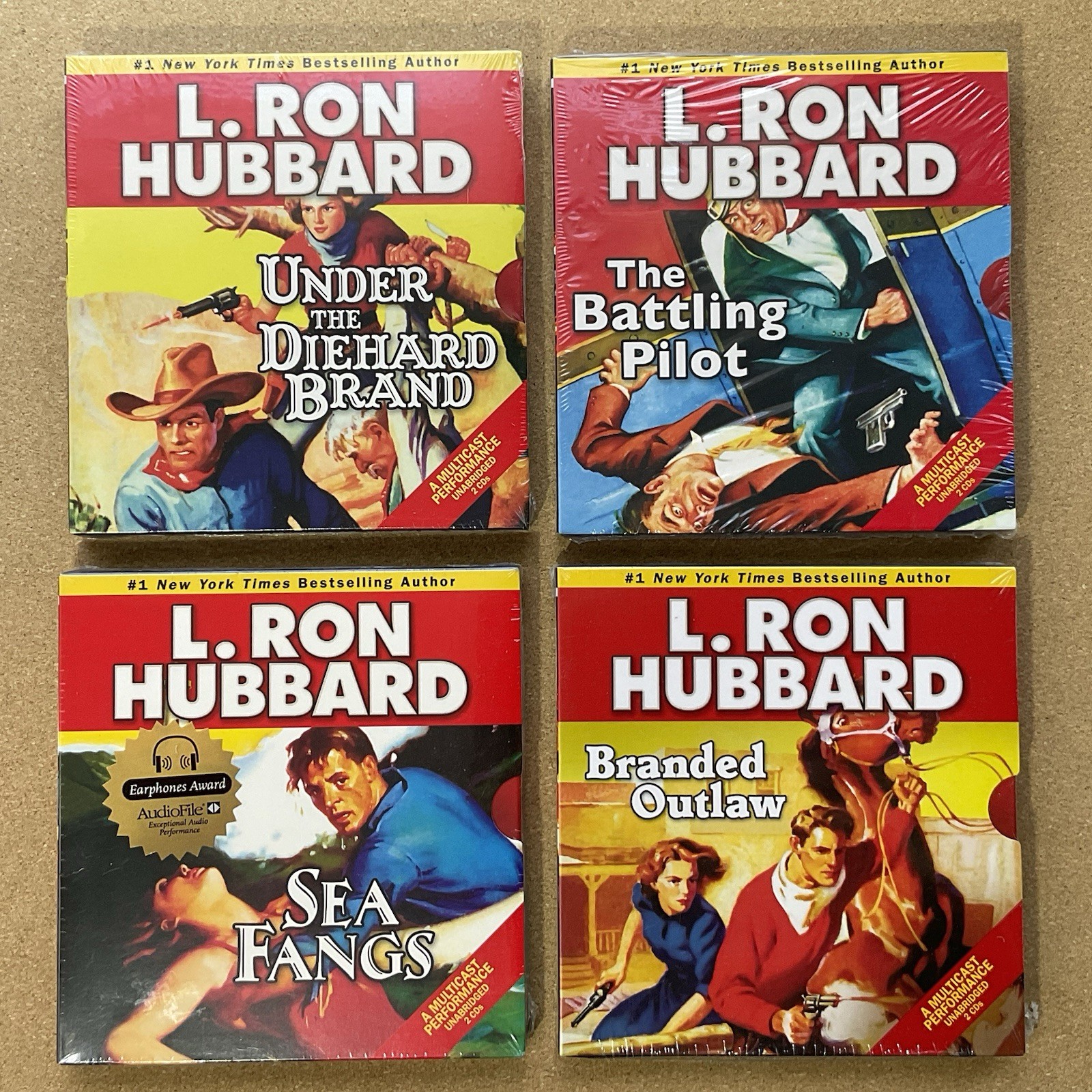 L Ron Hubbard “Stories From the Golden Age”, 10x Audiobook CD Set NEW Sealed