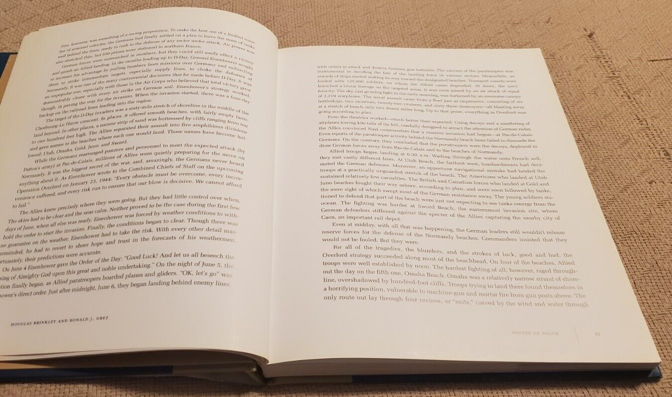 Voices of Valor : D-Day, June 6 1944 by Ronald Drez and Douglas Brinkley…