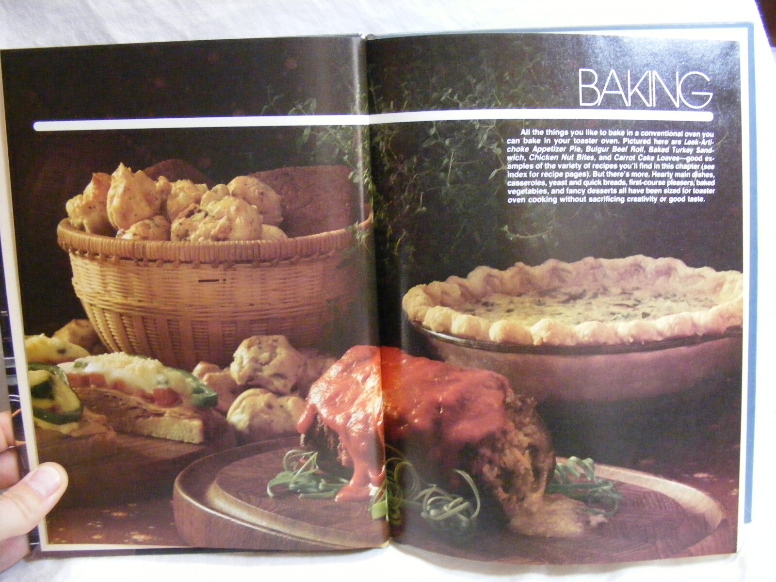 Vintage Better Homes & Gardens Toaster Oven Cookbook Copyright 1982 3-d