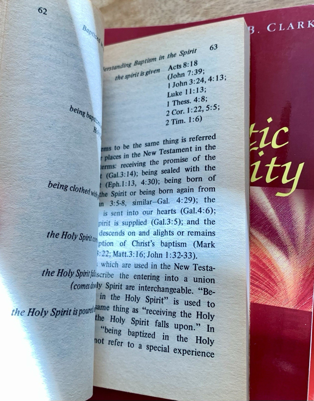 Lot of 3 Catholic Charismatic books by Stephen Clark and Raymond Brown
