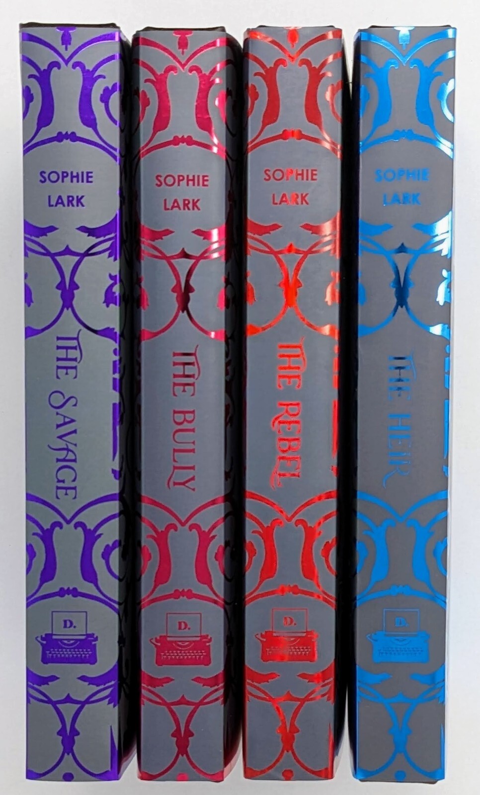 SIGNED Bookish Box Luxe Edition Kingmakers series by Sophie Lark – 4 of 5 books!
