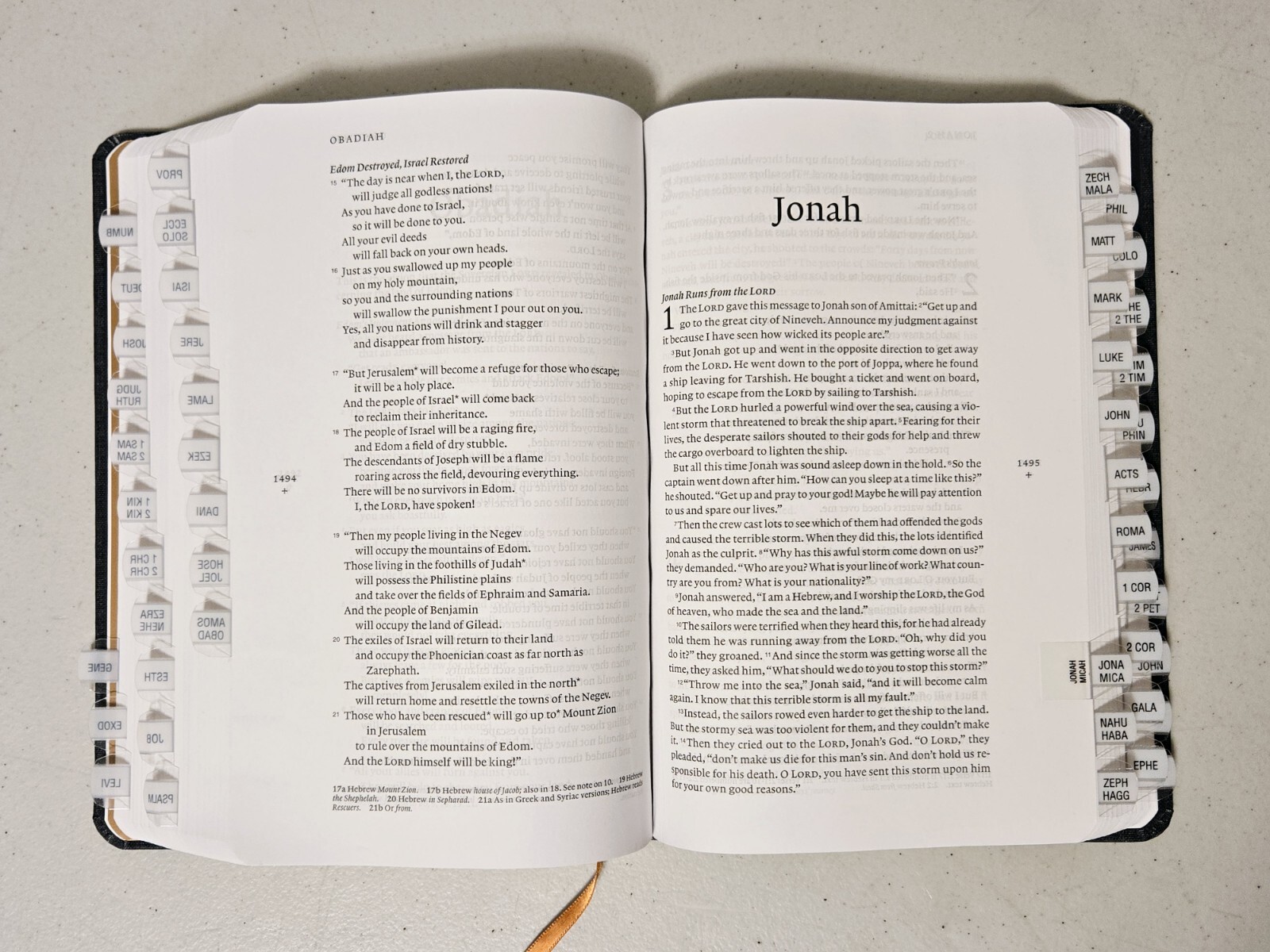 NLT Holy Bible Filament Edition Wide Margins, Midnight Blue Clothbound Hardcover
