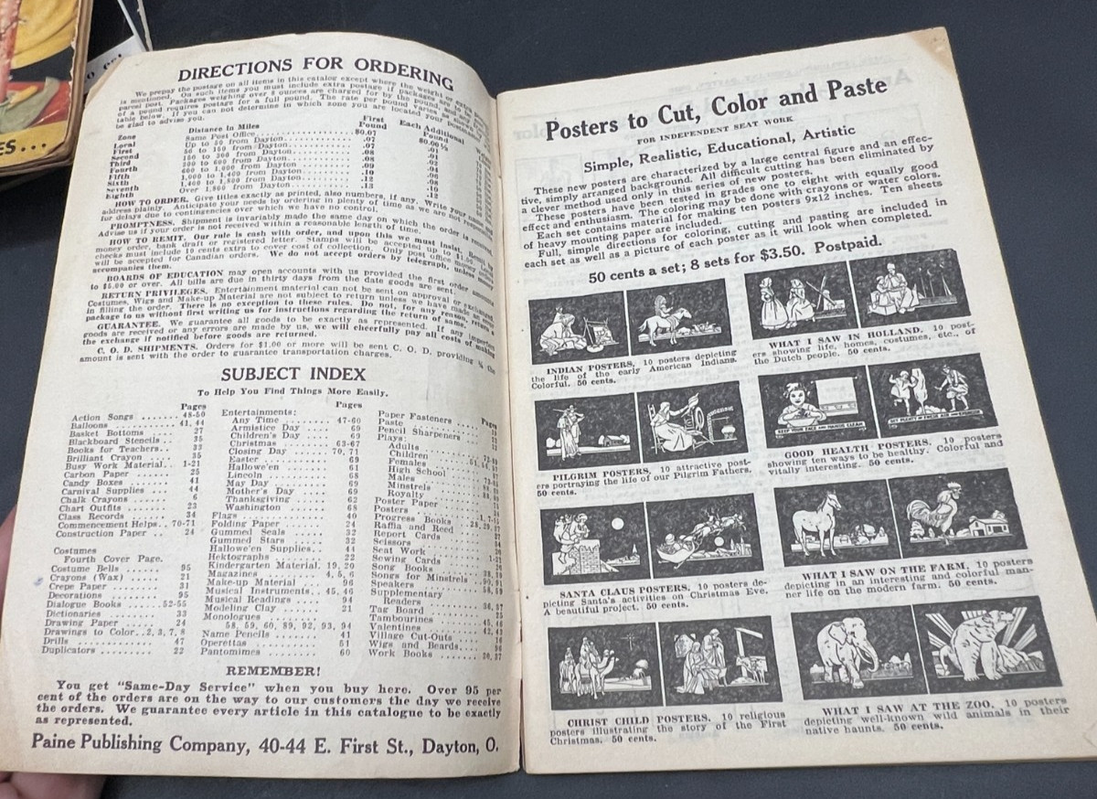 Vintage 1931-32 Teachers Catalog Ordering Supply Pamphlet for Classroom-23rd Yr.