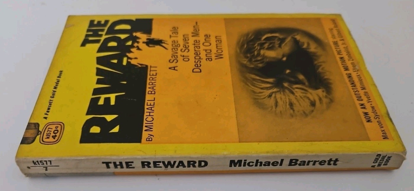 The Reward Michael Barrett 1956 Vintage Fiction Fawcett Gold Medal Paperback