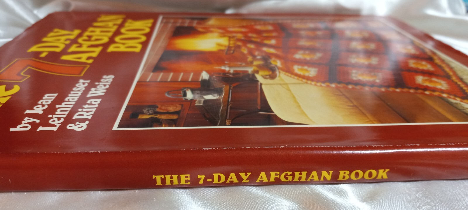 The 7-Day Afghan Book Crochet Jean Leinhauser Rita Weiss 1985 Vintage