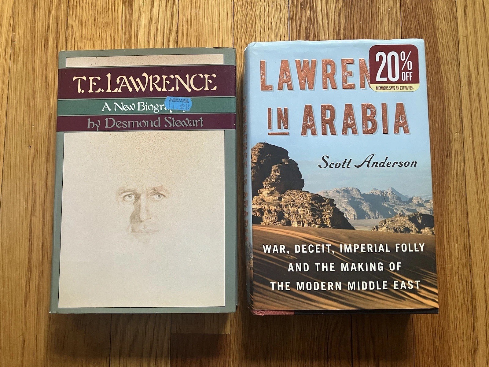 T. E. Lawrence In Arabia New Biography Desmond Stewart First Ed HC DJ Pls Read