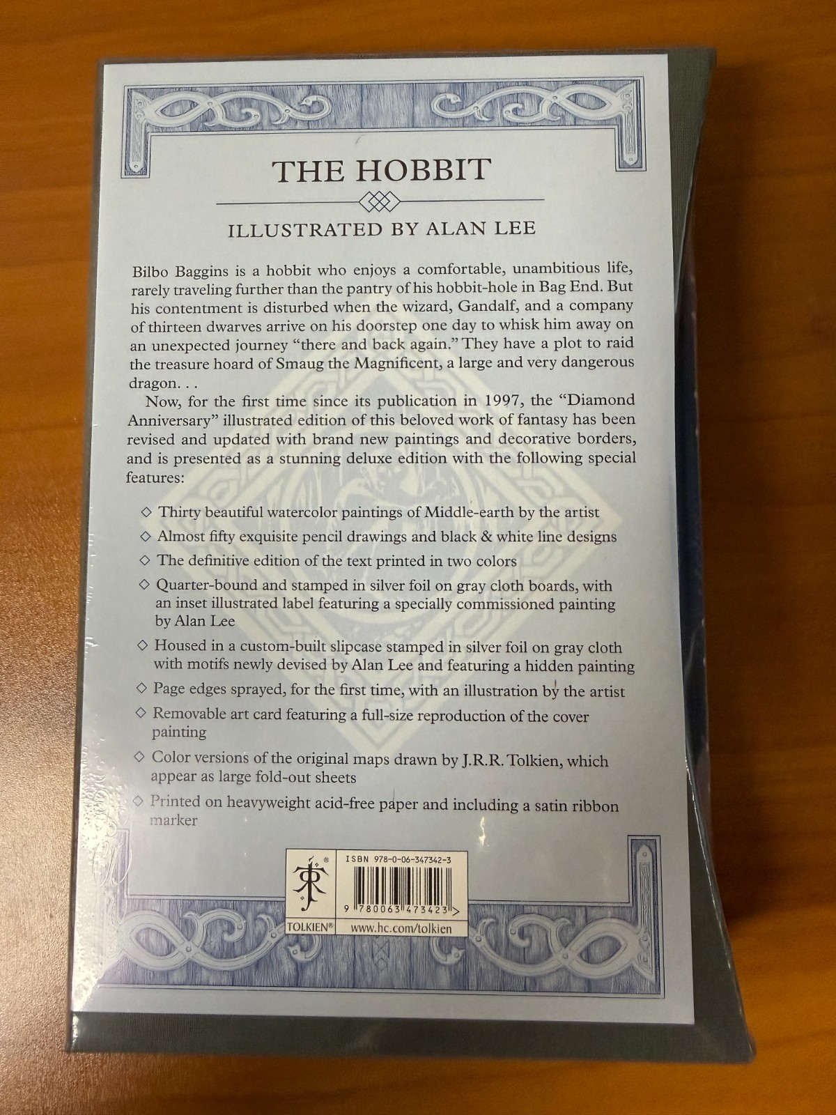 The Hobbit Deluxe by J.R.R. Tolkien Hardcover Book NEW