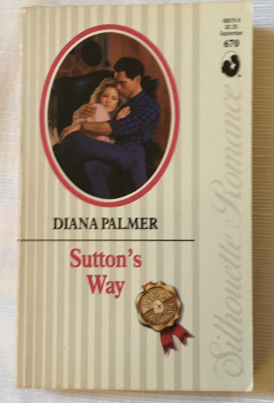 Silhouette Romance #670 – Sutton’s Way by Diana Palmer