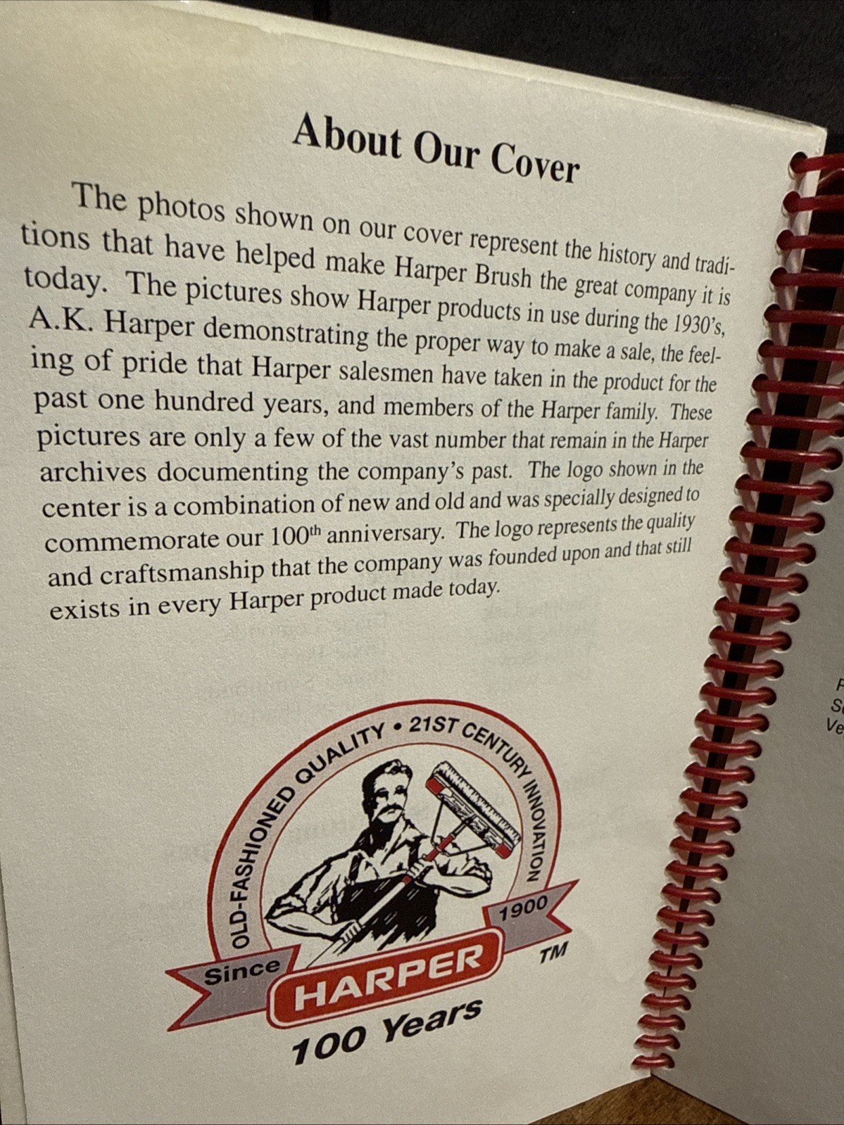 Cooking in Harper’s Kitchen Cookbook ~ Harper Brush Works, Inc. (2000) 1st Ed.