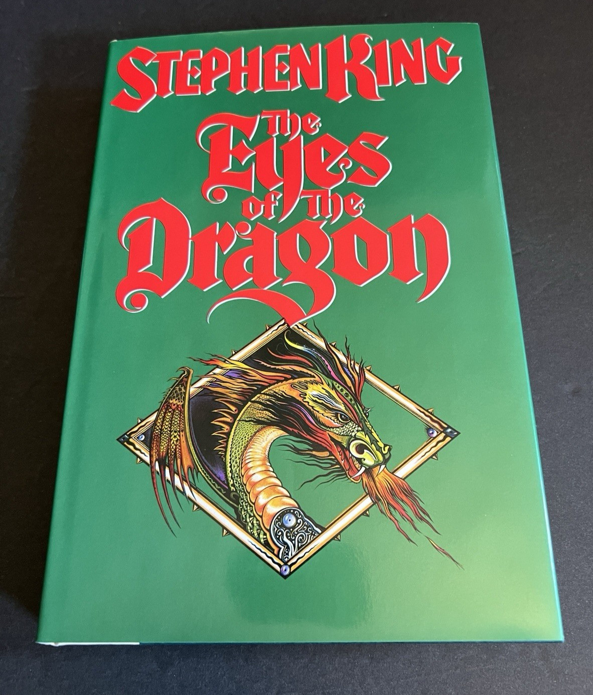 Vintage The Eyes of the Dragon Stephen King Viking Hardcover Dust Jacket Fantasy