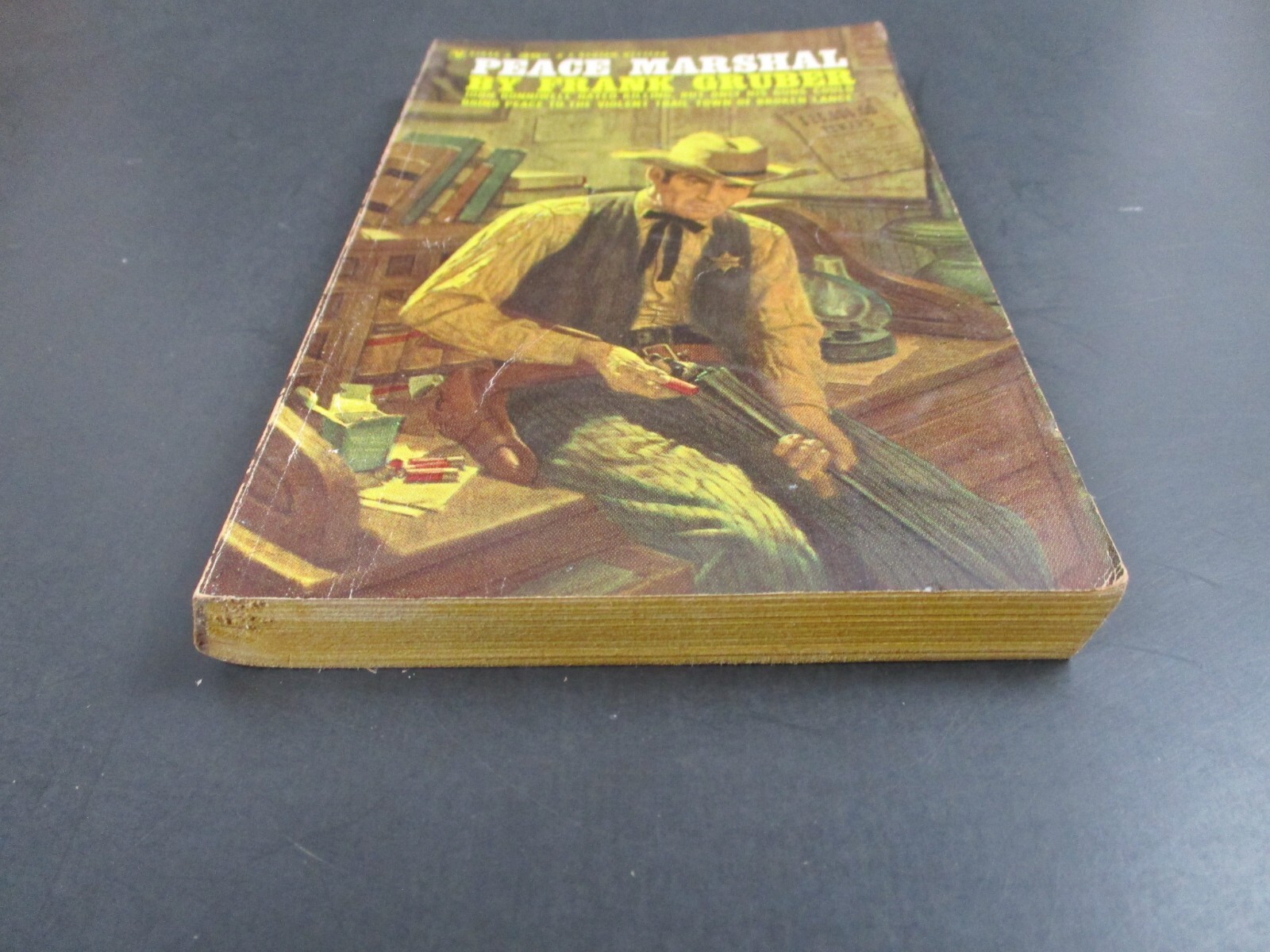 PEACE MARSHAL by Frank Gruber Bantam Books 2nd Printing 1963 Paperback PB