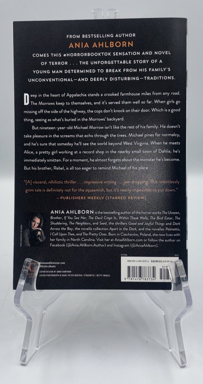 ANIA AHLBORN BROTHER SIGNED AUTOGRAPHED PAPERBACK BOOK HORROR