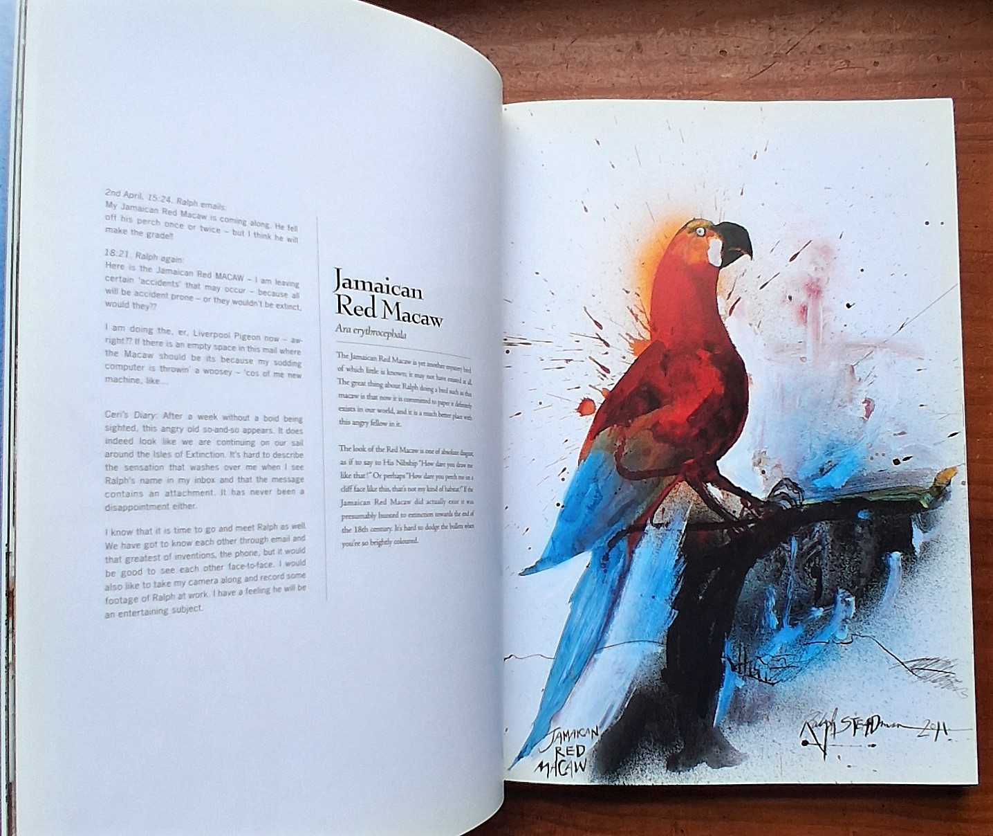 EXTINCT BOIDS Birds Ralph Steadman & Ceri Levy 2012 Hardcover Dustjacket Dodo