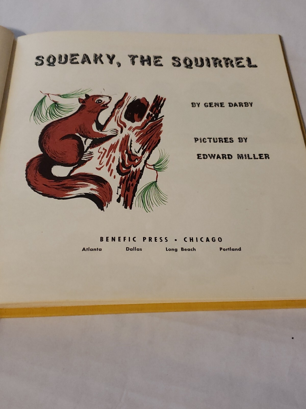 Squeaky, The Squirrel By Gene Darby 1964