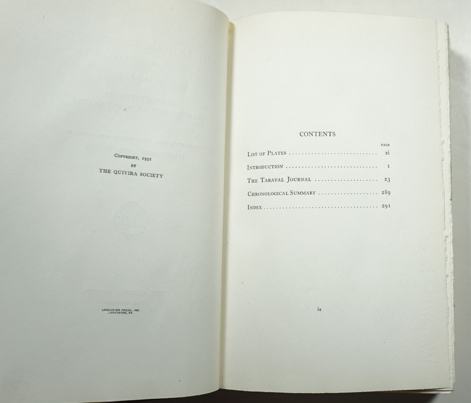 The Indian Uprising in Lower California 1734-1737 Taraval 1931 History Jesuits