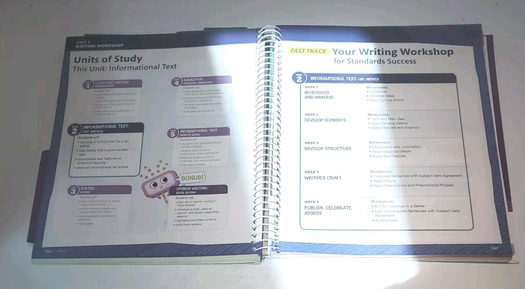 My View Literacy, 2.2: Teacher’s Edition – Pearson Education (Spiral Bound 2020)
