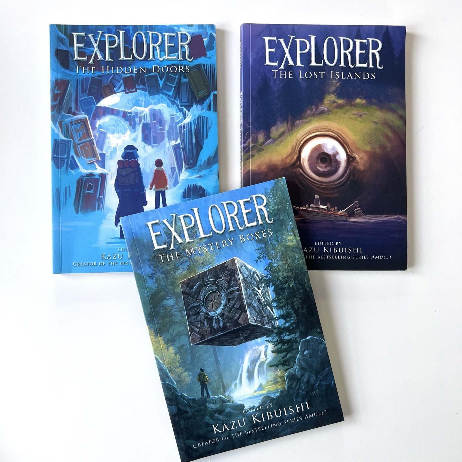 Explorer Graphic Novel Series Book Lot of 3 Kazu Kibuishi Comic Color Amulet