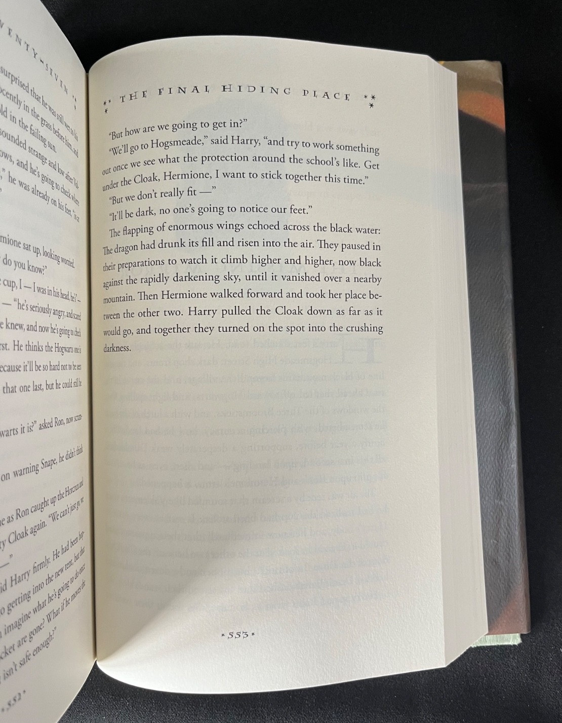 RARE HARRY POTTER and the Deathly Hallows 2007 1st Edition (ERROR) 759 End Page