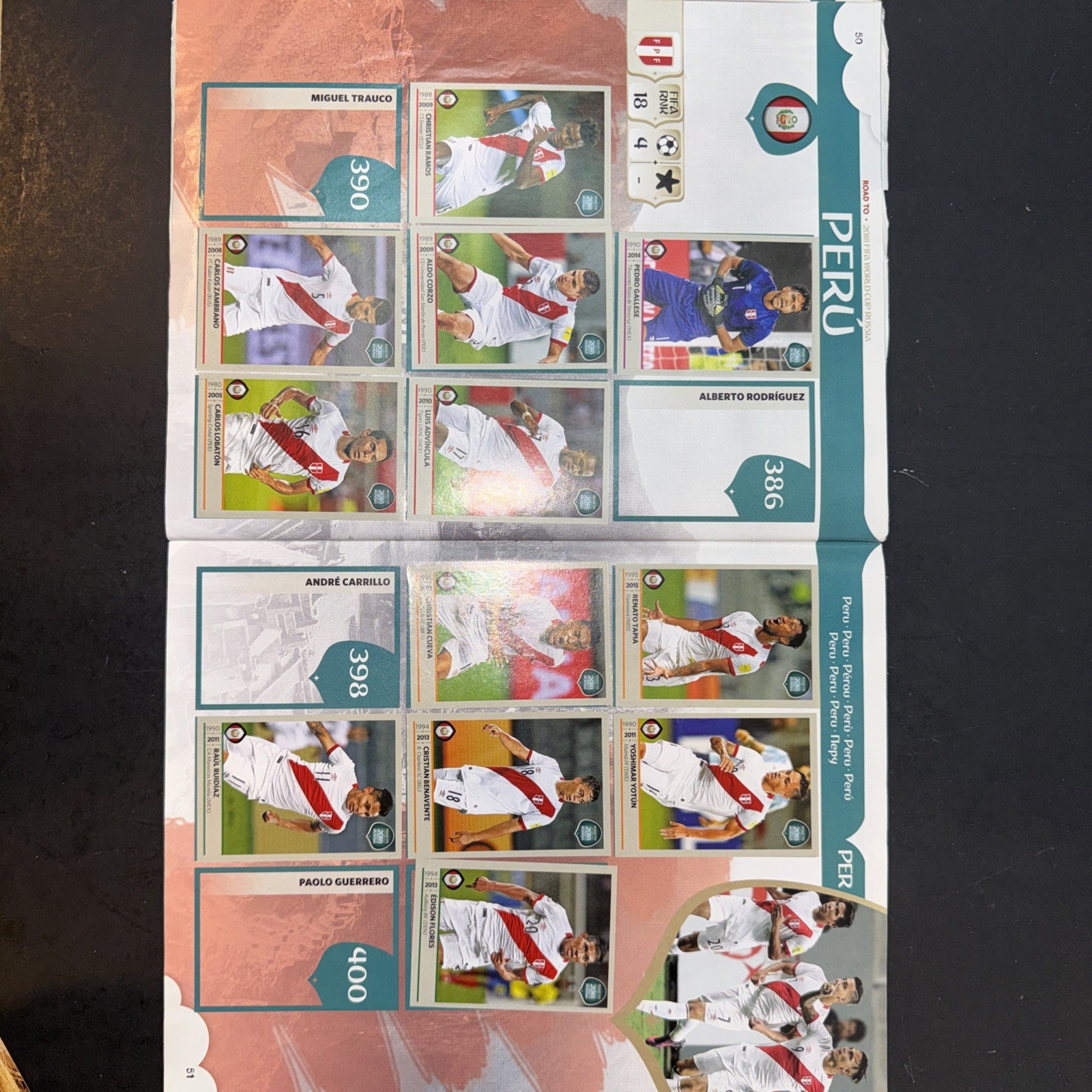 Panini Road to 2018 FIFA World Cup Russia Sticker Album w/ Stickers