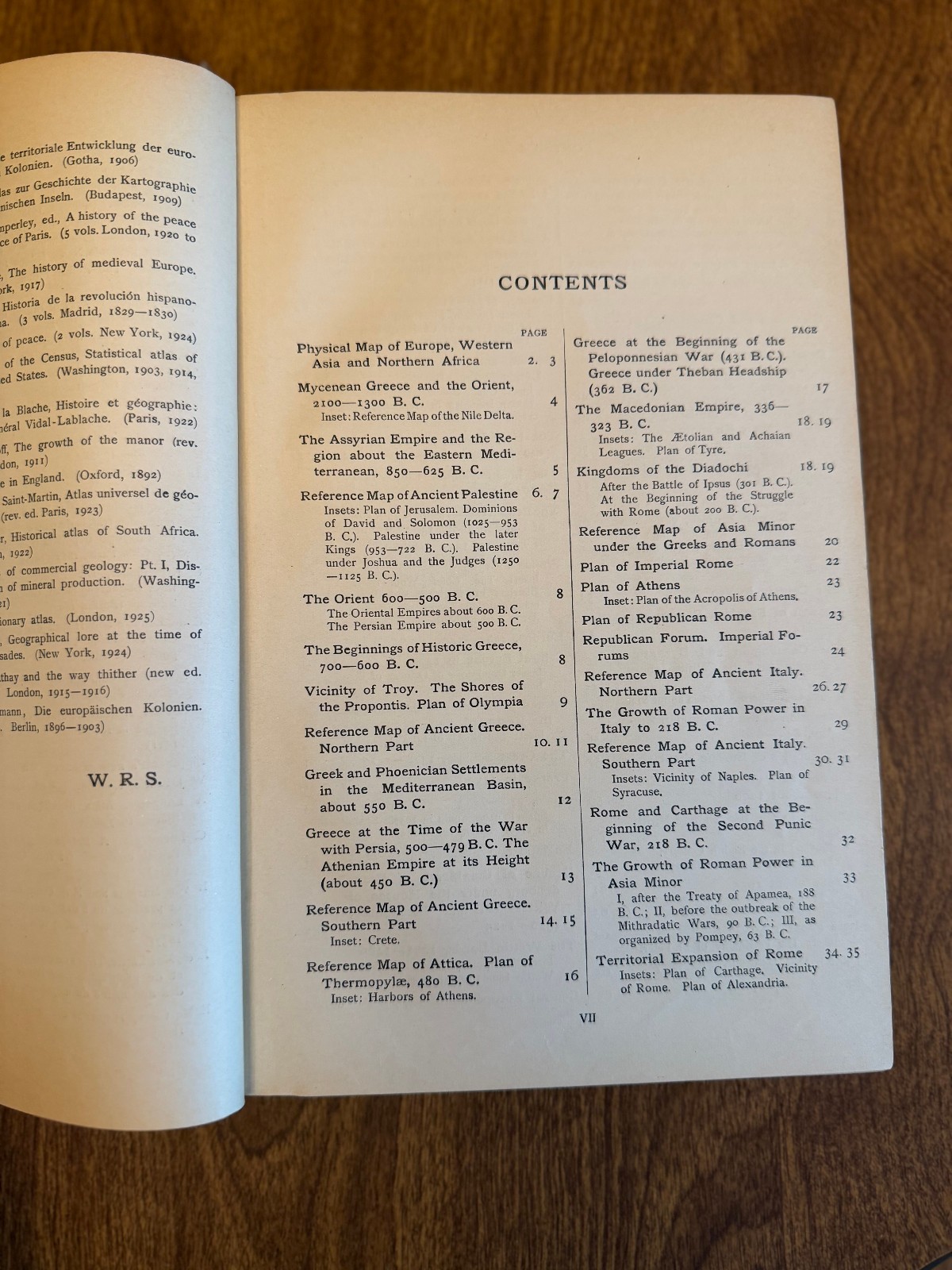 1929 Historical Atlas of World 7th ed.- 216 pgs. World Maps – William Shepherd