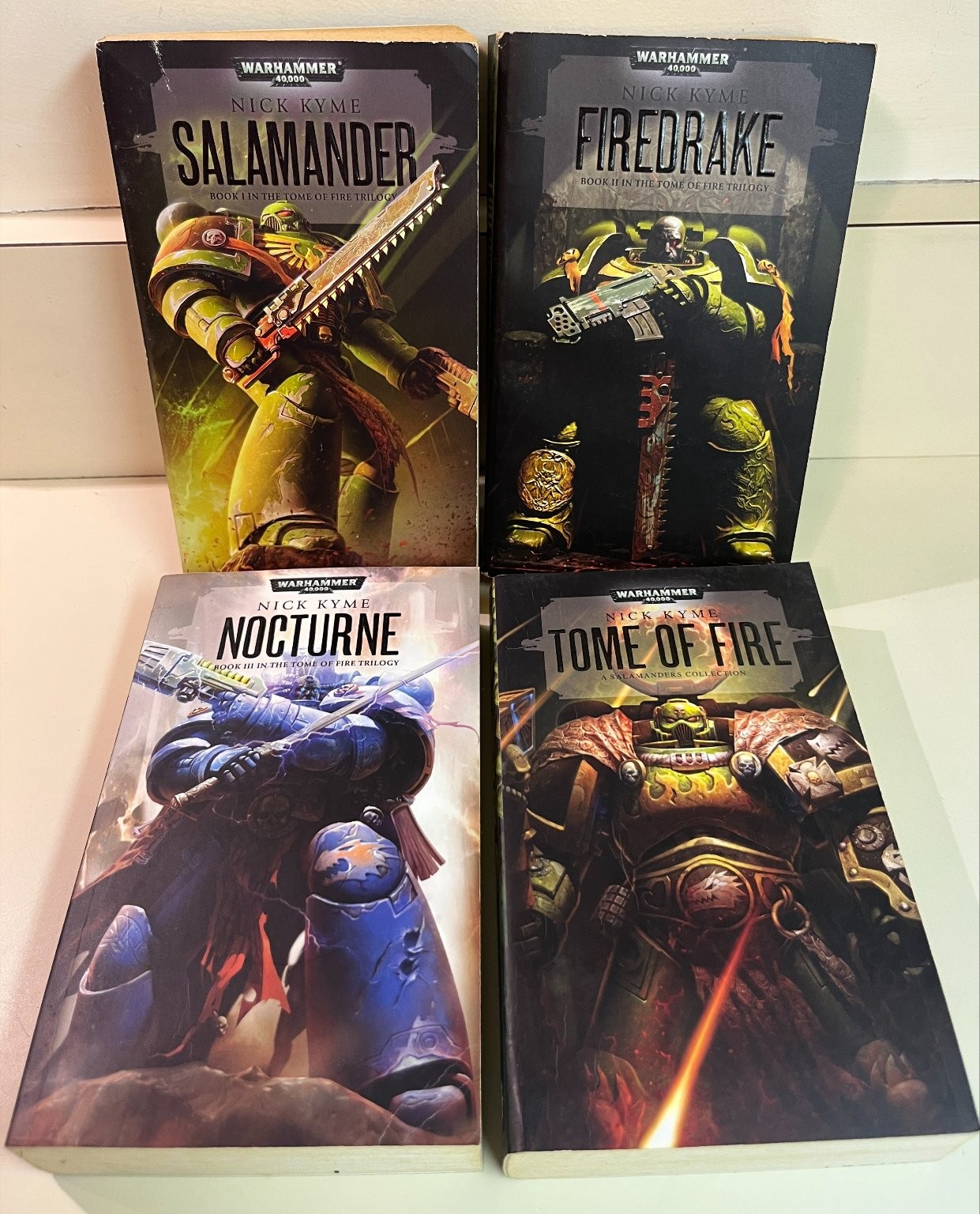 Warhammer 40k Tome of Fire Trilogy + Bonus, Nick Kyme, 4 Books, Black Library
