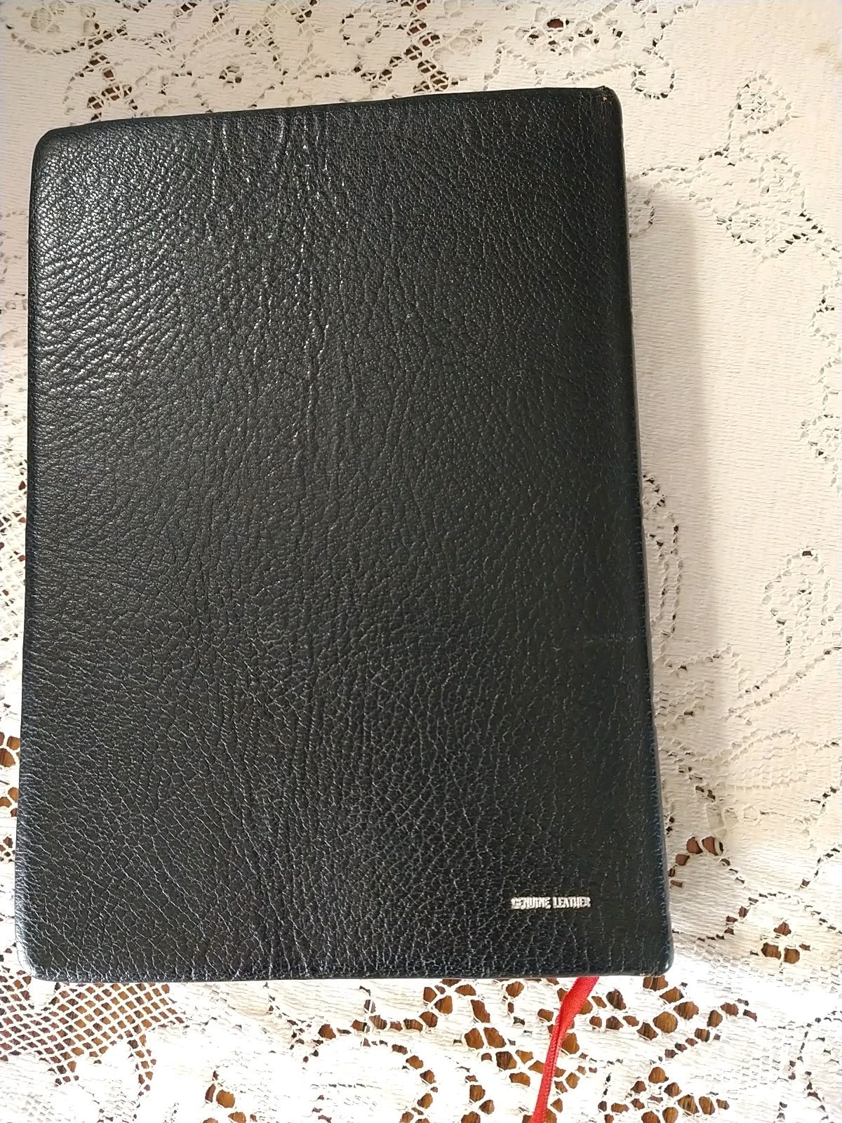Genuine Leather Dakes Annotated Reference Bible Old New Testament KJV Black 1961