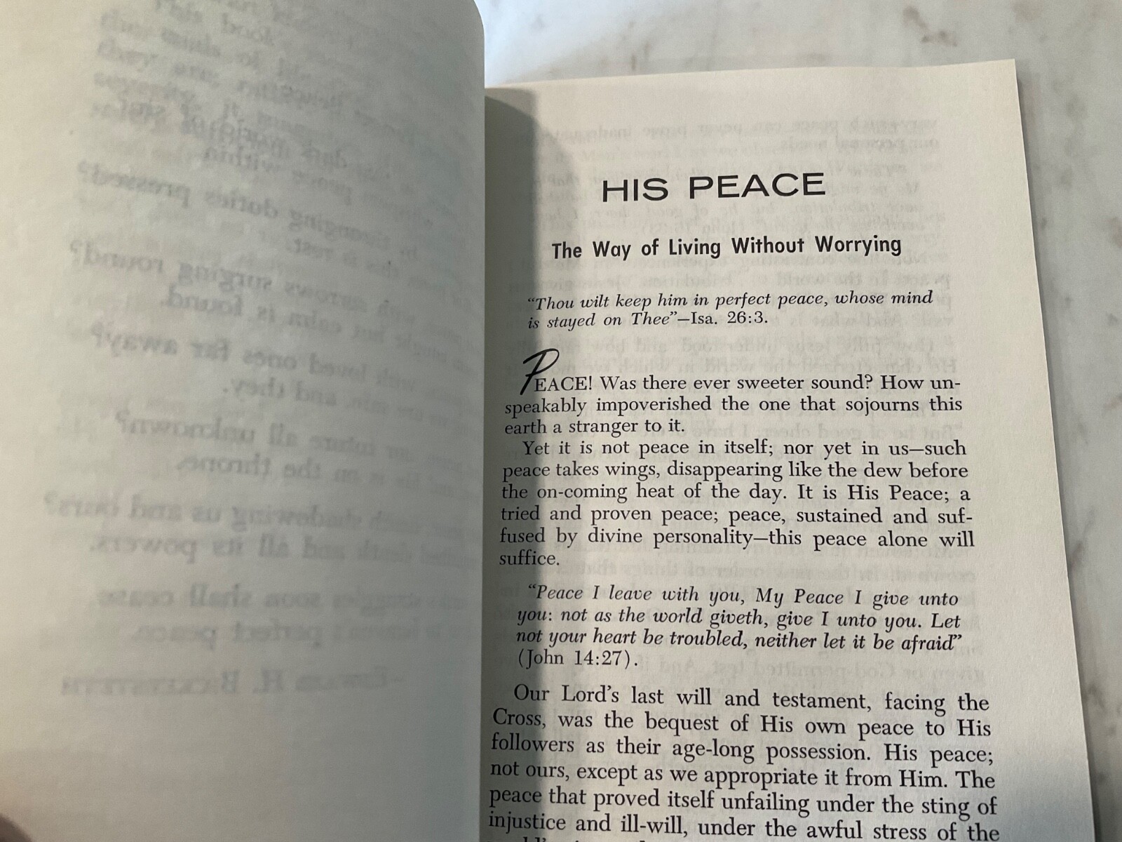 2 His Love and His Peace by Norman Harrison Booklets